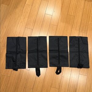 NEW Set of Four Black Shoe Organizers - Travel Bags